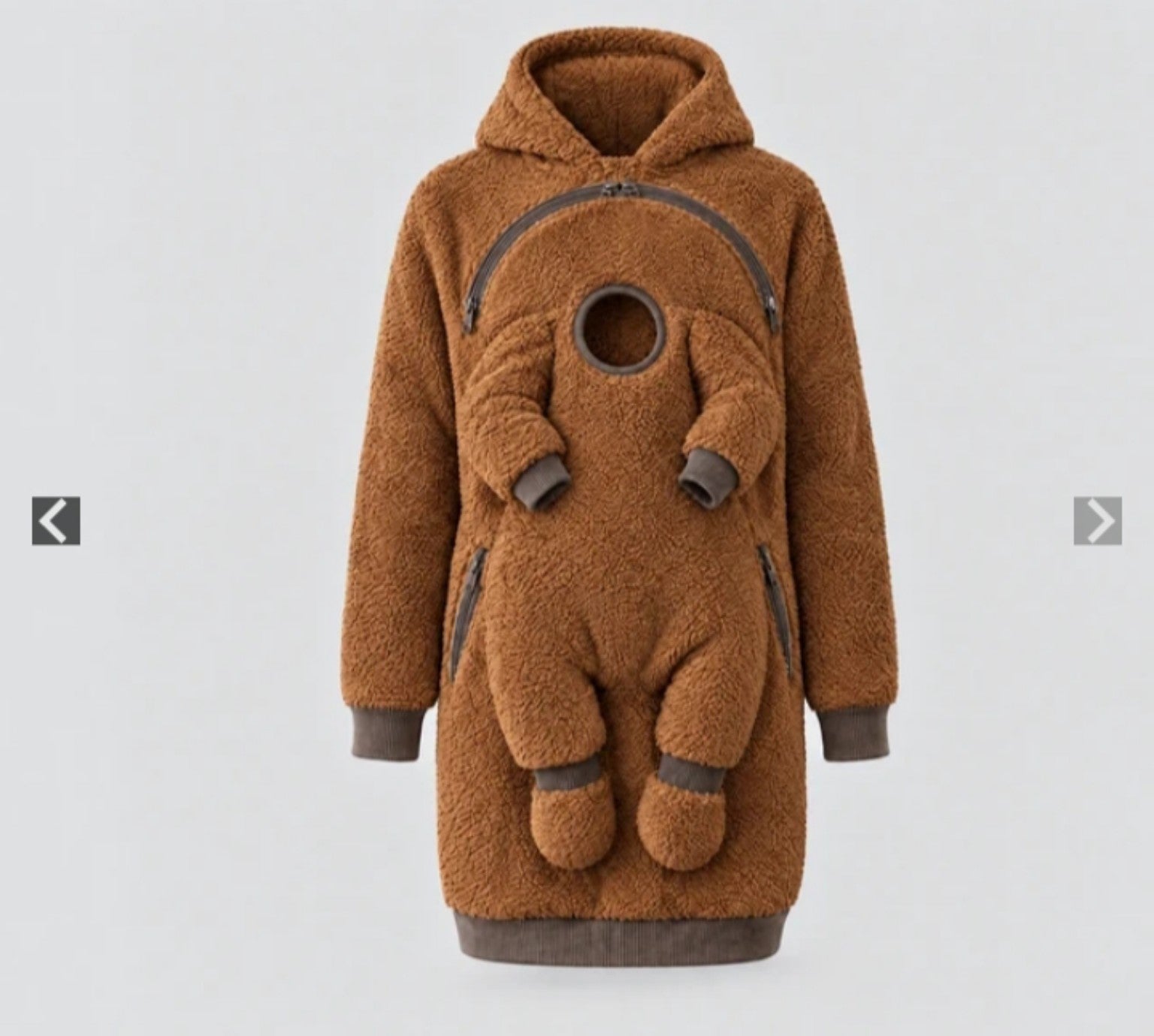 Pookie Hoodie — Hidden Baby Carrier image 4